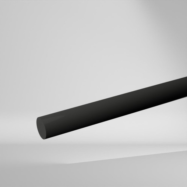 Cattaneo PVC-U Vollstab Dunkelgrau 2000x50mm ✔️ Hohe mechanische Festigkeit und Steifigkeit