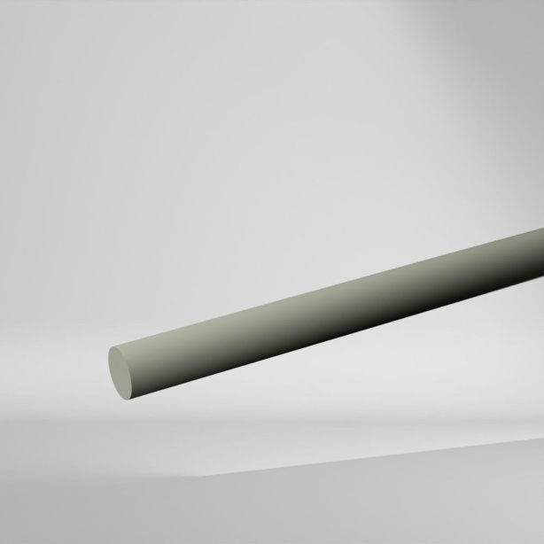 Cattaneo PP-H Vollstab Grau 2000x40mm ✔️ Hohe elektrische und chemische Eigenschaften