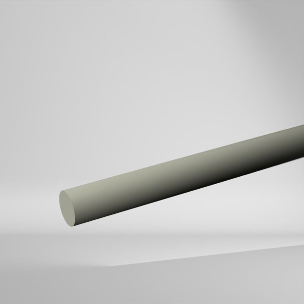 Cattaneo PP-H Vollstab Grau 2000x50mm ✔️ Hohe elektrische und chemische Eigenschaften