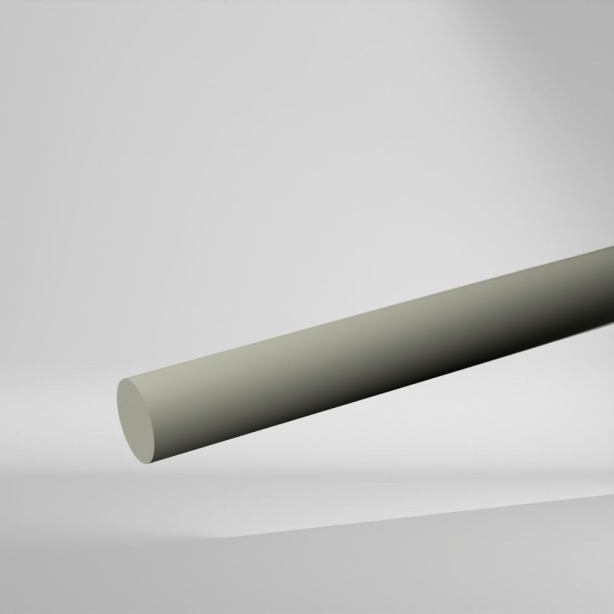 Cattaneo PP-H Vollstab Grau 2000x60mm ✔️ Hohe elektrische und chemische Eigenschaften