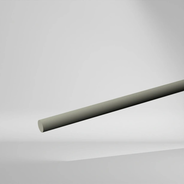 Cattaneo PP-H Vollstab Grau 2000x25mm ✔️ Hohe elektrische und chemische Eigenschaften