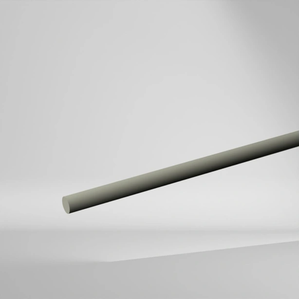 Cattaneo PP-H Vollstab Grau 2000x20mm ✔️ Hohe elektrische und chemische Eigenschaften
