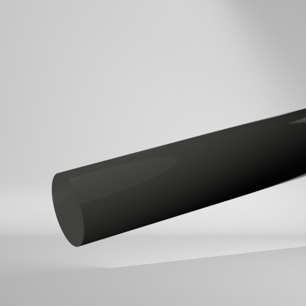 Cattaneo PVC-U Vollstab Dunkelgrau 2000x110mm ✔️ Hohe mechanische Festigkeit und Steifigkeit