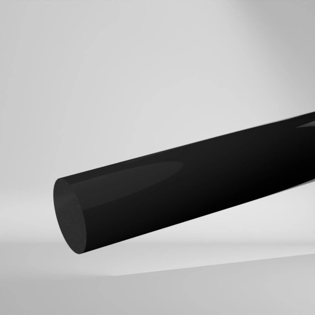 Cattaneo PVC-U Vollstab Schwarz 2000x110mm ✔️ Hohe mechanische Festigkeit und Steifigkeit