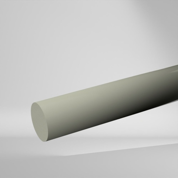 Cattaneo PP-H Vollstab Grau 2000x100mm ✔️ Hohe elektrische und chemische Eigenschaften