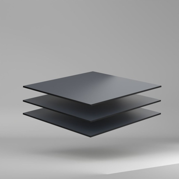 Trespa Meteon Uni Colours HPL Platte satin/satin Charcoal Grey 4270 x 6 mm Kratz- und stoßfest
