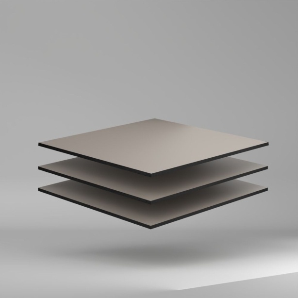 Max Compact Exterior F Colour HPL Platte NT Sparrow 4100 x 8 mm Kratz- und stoßfest