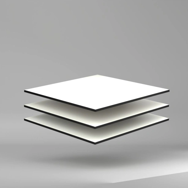 Vikures Plus Compact HPL Platte Weiss 3050 x 8 mm Extrem hohe Beständigkeit gegen UV-Strahlen und Witterungseinflüssen