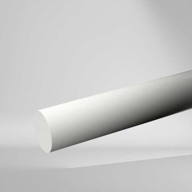 PTFE Virginal Vollstab Virginal 2000x100mm ✔️ Breiter thermischer Anwendungsbereich