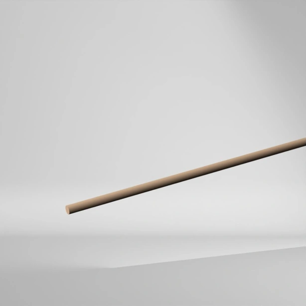 TECAPEEK PEEK Vollstab Natur 1000x6mm ✔️ Gute Wärmeformbeständigkeit
