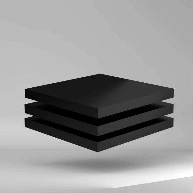 POM C Platte Schwarz 2000x1000x50mm ✔️ Porositätsfrei