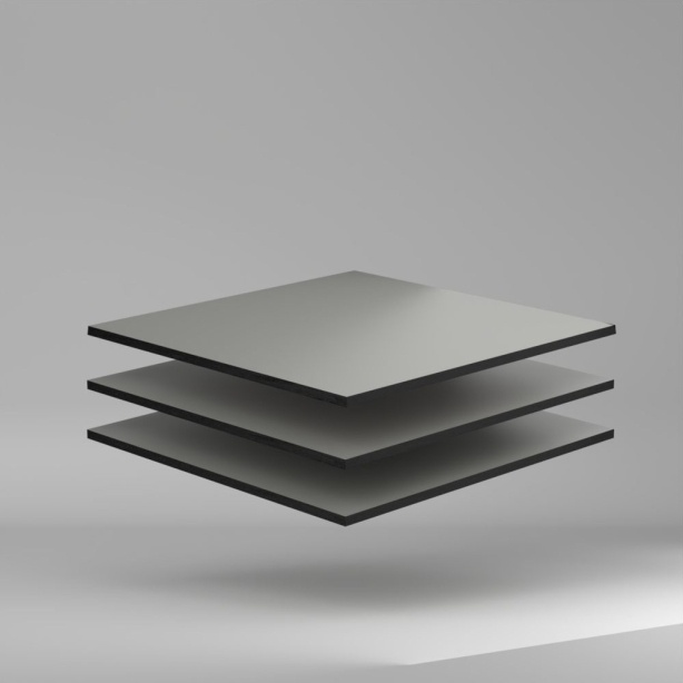 Trespa Meteon Metallics HPL Platte satin Urban Grey 4270 x 10 mm Kratz- und stoßfest