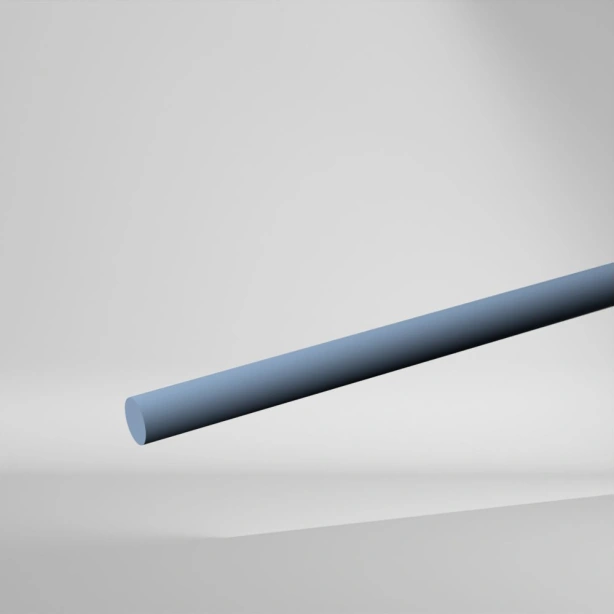 GEHR POM C Vollstab HELLBLAU 1000x30mm ✔️ Druckbeständige Qualität