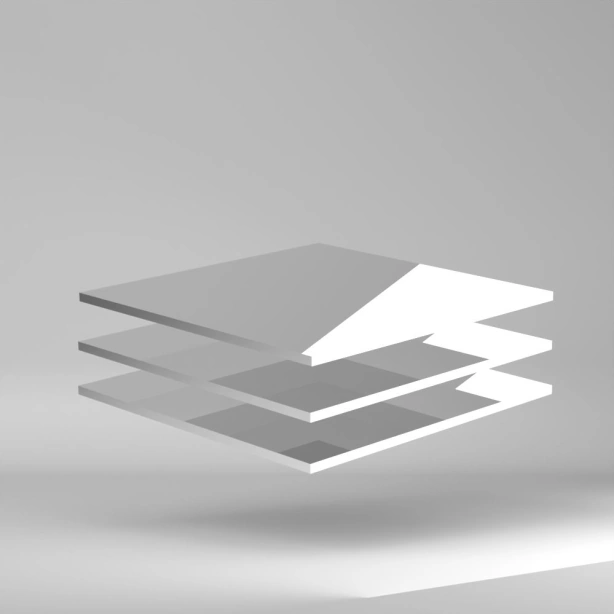 Setacryl PMMA Platte Weiss 3020x2020x8mm ✔ 100% recycelt und recycelbar
