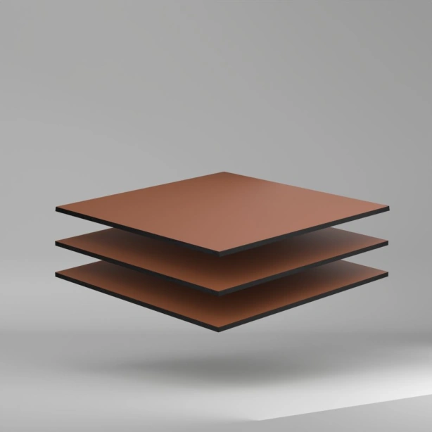 Trespa Meteon Naturals FR HPL Platte matt/matt Rusted Brown 3650 x 8 mm Kratz- und stoßfest