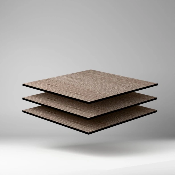 Trespa Meteon Wood Decors FR HPL Platte matt/matt Greyed Cedar 3650 x 8 mm Kratz- und stoßfest