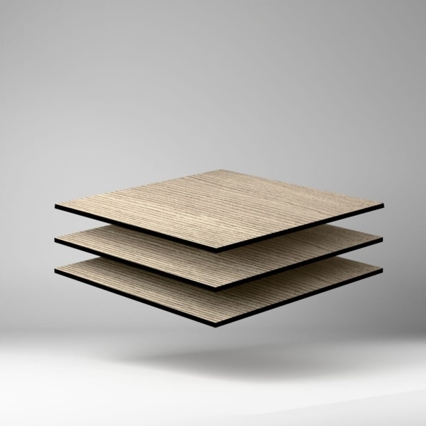Trespa Meteon Wood Decors FR HPL Platte matt/matt Halmstad 4270 x 8 mm Kratz- und stoßfest