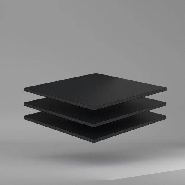 Foamlite P 652 UV PP Platte schwarz 3000 x 2000 x 15 mm ✔️ Niedrige Dichte