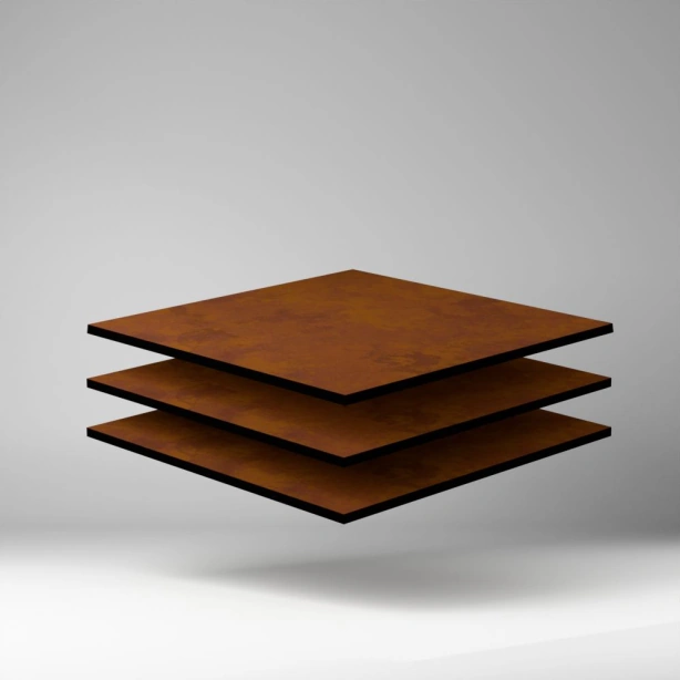 Trespa Meteon Naturals HPL Platte matt/matt Hardened Brown 3650 x 10 mm Kratz- und stoßfest