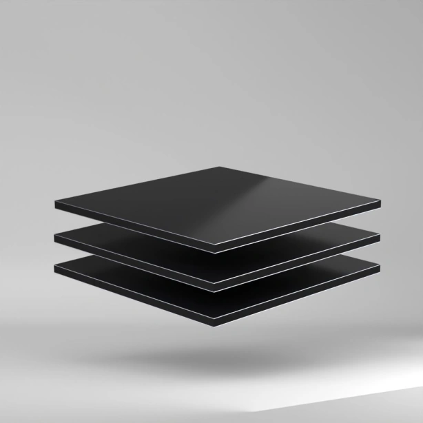 etalbond D3 Alu Verbundplatte Tiefschwarz 4050x1500x6mm ✔️ Leichtgewicht bei hoher Biegefestigkeit und Formstabilität